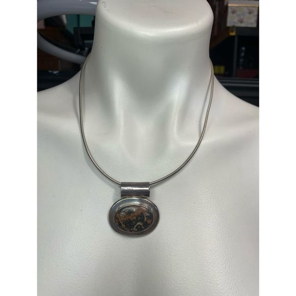 Sterling silver southwestern choker - Picture 1 of 5